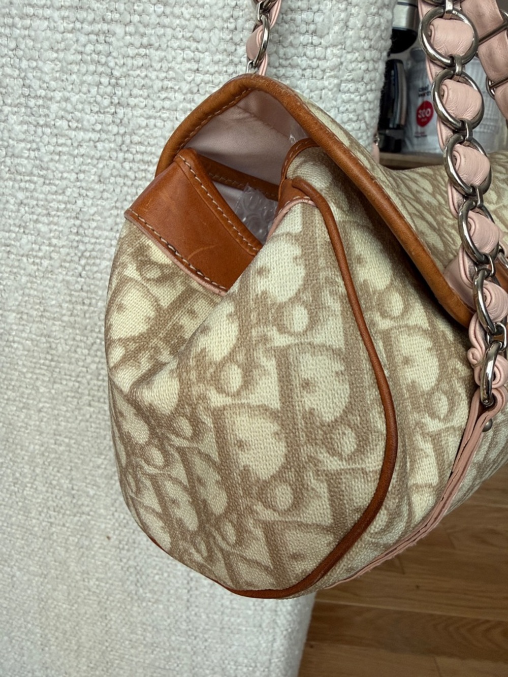 Vintage Dior Romantique Pink Heart Shoulder Bag - Picture 5 of 12